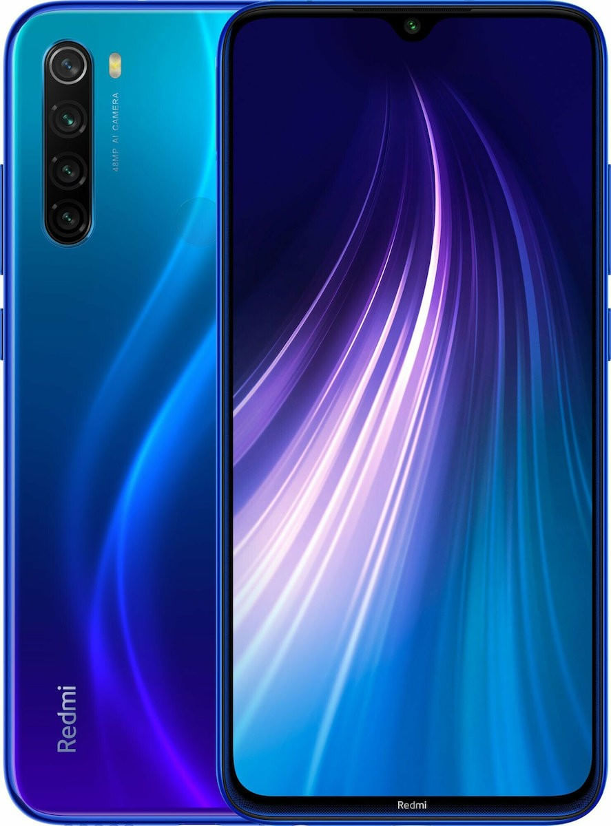 Xiaomi Redmi Note 8 2021 Dual Sim AZUL Novicompu Mayoristas