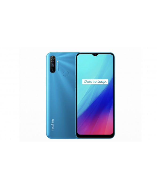 BellaCase Cover Portafoglio Per Oppo Realme C3 Con Funzione Staffa – Pelle PU, Blu Scuro