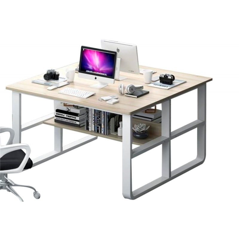 Doble escritorio modular para oficina – Novicompu Mayoristas