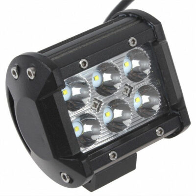 Barra Led Faro 18w Potente Jeep 4x4 Auto Camioneta Bus Motos