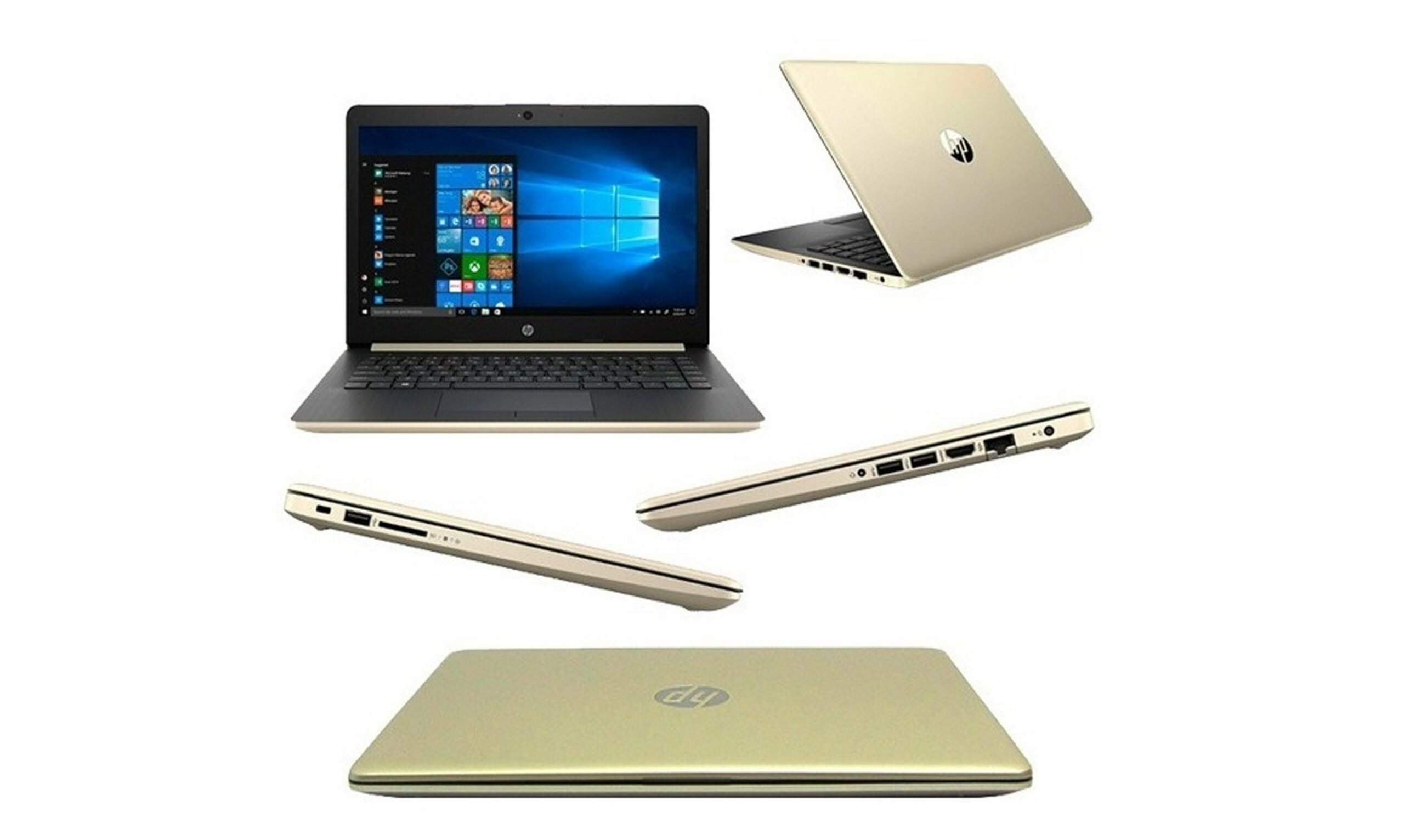 Laptop Hp Core I3 10ma 128gb 4gb Gold 14 Pulg Novicompu Mayoristas 9723